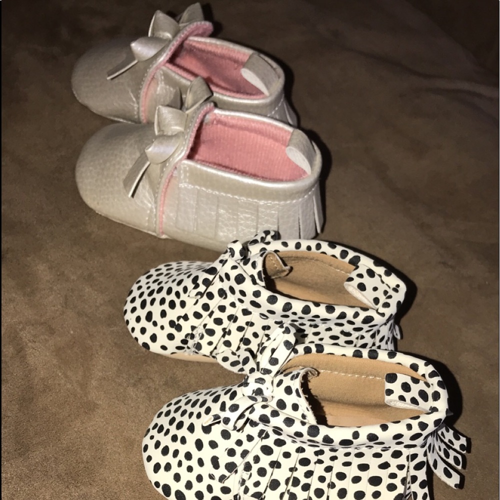 Baby Girl Moccasin Shoes